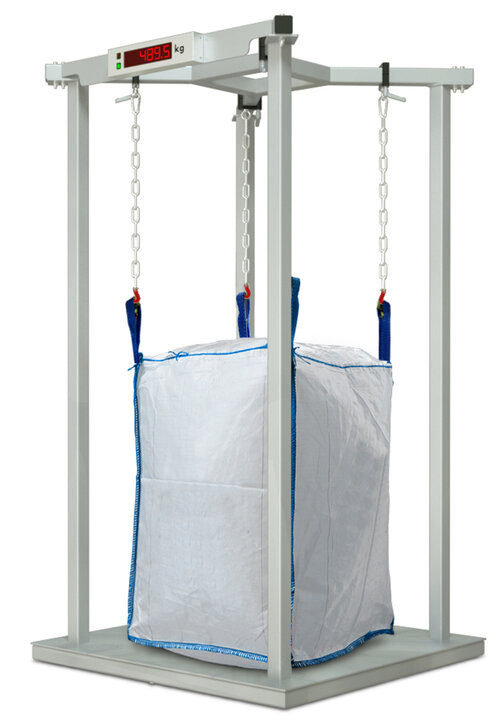 Big bag scales for bulk materials