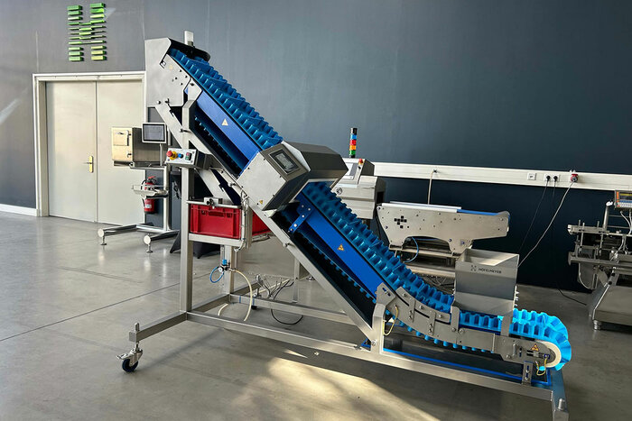 Foreign object detection in chocolate production