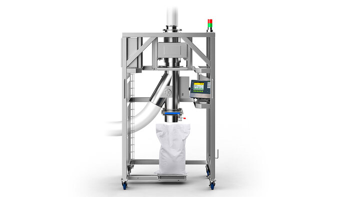 Abfüllsystem mit Rohr-Metalldetektor