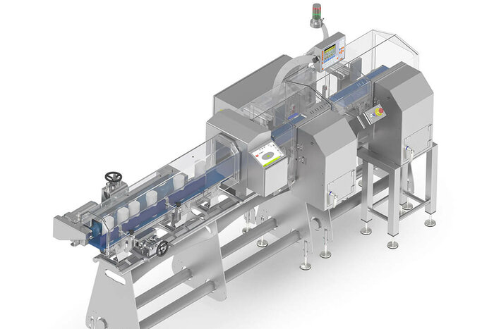 Checkweigher with separating screw