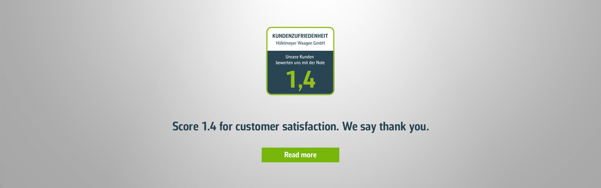 Customer satisfaction