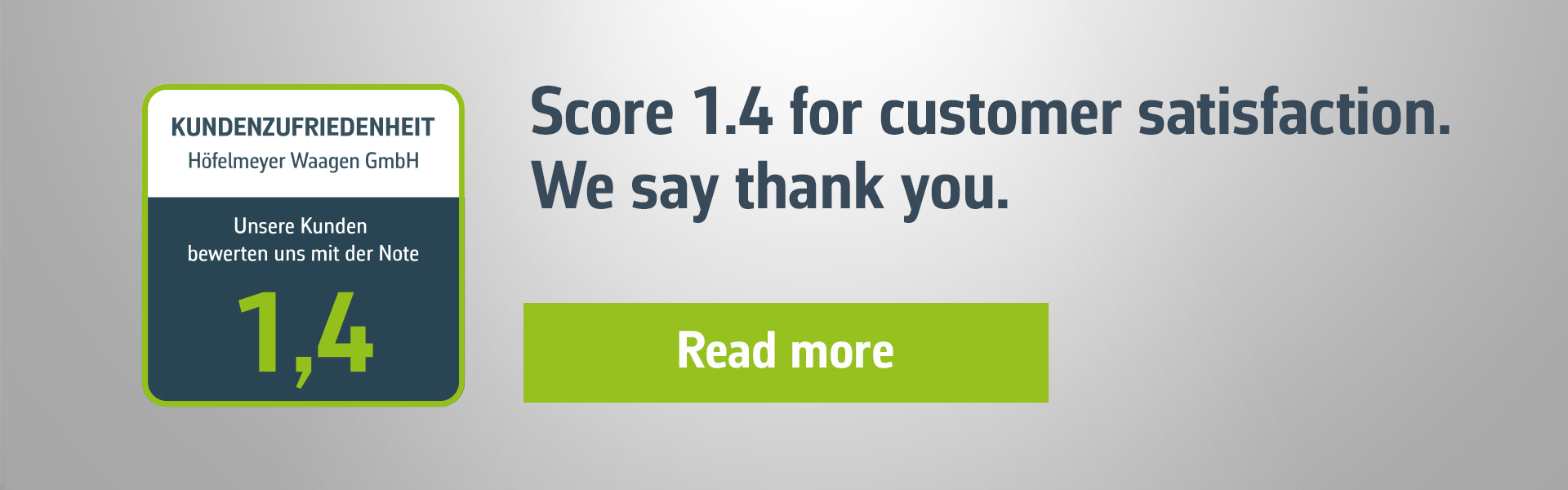 Customer satisfaction