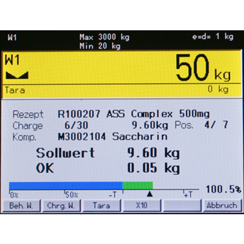 HTF600E Display