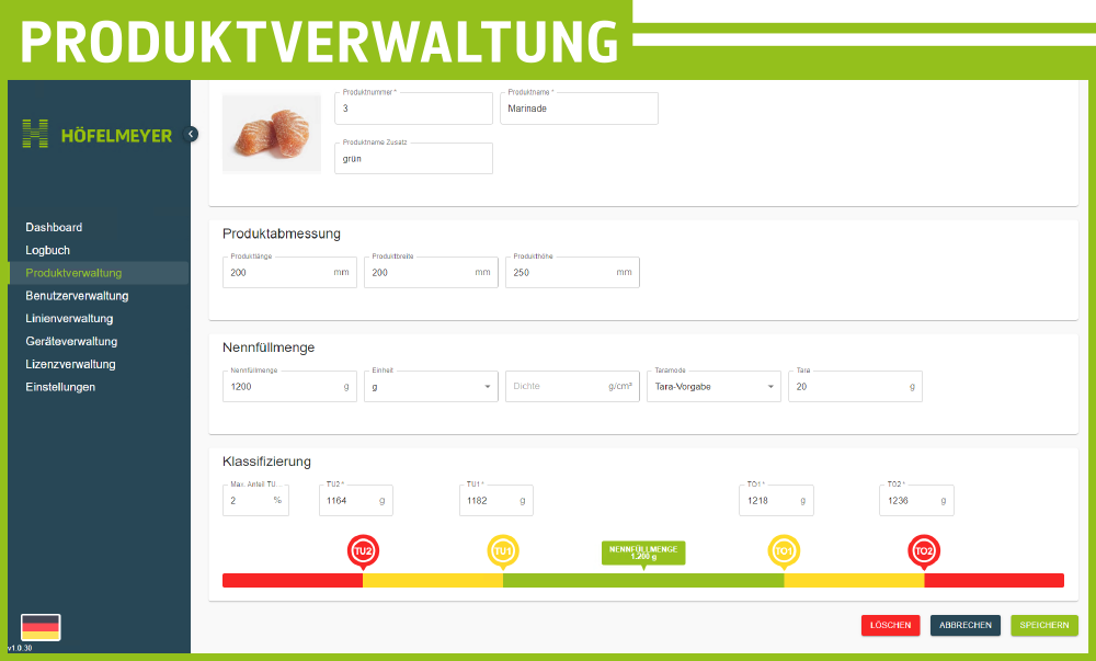 Produktverwaltung